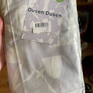 NWT - never used Dusen Dusen flat twin sheet (lilac helix print)